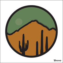 Load image into Gallery viewer, CAMELBACK ~ RIDGE ~ CACTUS ~ ROUND ~ 12x12