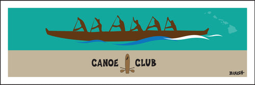 CANOE CLUB ~ OUTRIGGER ~ 8x24