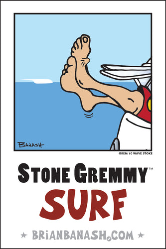 STONE GREMMY ORIGINAL SURF ~ 12x18
