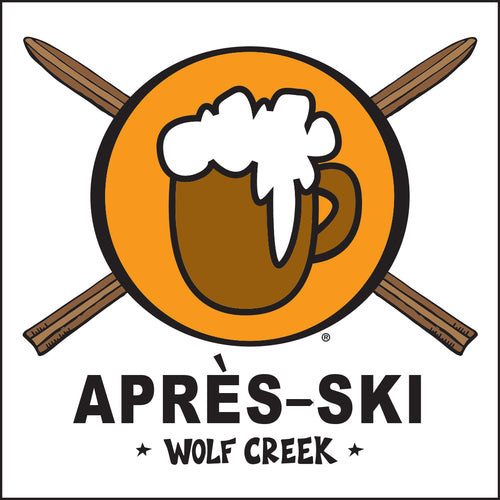 WOLF CREEK ~ APRES SKI ~ COL' BEER CLASSIC LOGO ~ 12x12