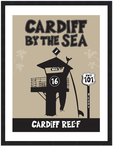 CARDIFF BY THE SEA ~ TOWER 16 ~ CARDIFF REEF ~ REEFD ~ 16x20