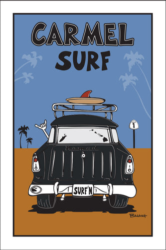 CARMEL ~ SURF NOMAD TAIL ~ SAND LINES ~ 12x18