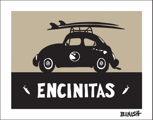 ENCINITAS ~ SURF BUG ~ 16x20