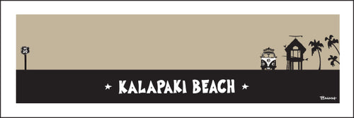 KALAPAKI BEACH ~ SURF HUT ~ 8x24