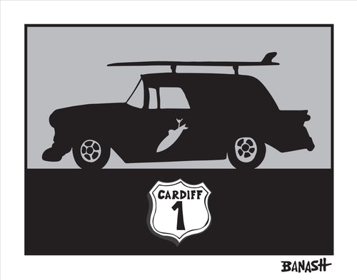 CARDIFF BY THE SEA ~ SURF NOMAD ~ HWY 1 ~ 16x20