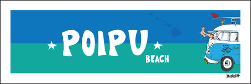POIPU BEACH ~ GREM 10 ~ 8x24