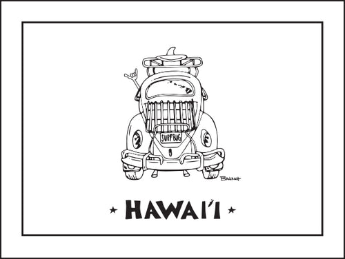 HAWAII ~ CATCH A LINE ~ SURF BUG ~ 16x20