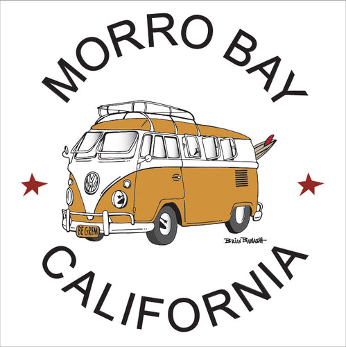 MORRO BAY ~ CALIF STYLE BUS ~ 12x12