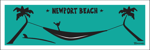 NEWPORT BEACH ~ SURF HAMMOCK ~ 8x24