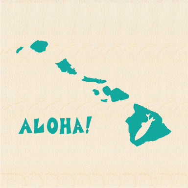 HAWAII ~ ALOHA ~ ISLANDS ~ 6x6