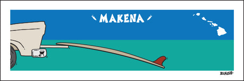 MAKENA ~ TAILGATE SURFBOARD ~ 8x24