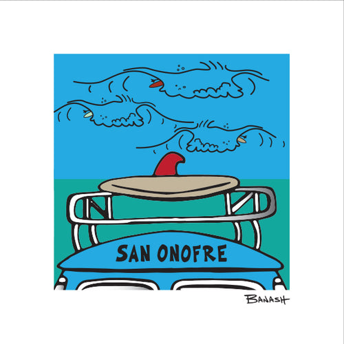 SAN ONOFRE ~ WAVE RIDER ~ 6x6