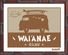 Load image into Gallery viewer, WAIANAE ~ SURF BUS ~ CATCH SAND ~ 16x20