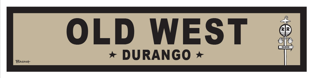 Durango Sign Letters DURANGO OLD WEST 1:4 SIGN SERIES – BRIAN BANASH