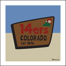 Load image into Gallery viewer, 14ERS ~ COLORADO ~ 1:1