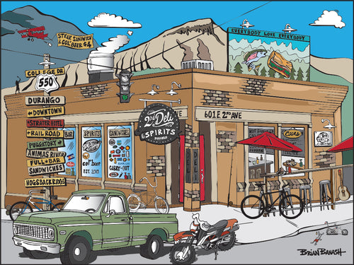 2ND DELI ~ DURANGO ~ HISTORIC DOWNTOWN ~ 3:4