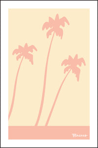 3 PALMS ~ SOUTH BEACH ~ 12x18