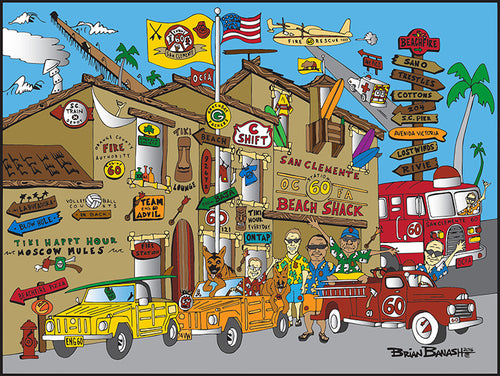 ORANGE COUNTY FIRE AUTHORITY ~ STATION 60 ~ BEACH SHACK ~ SAN CLEMENTE ~ 3:4