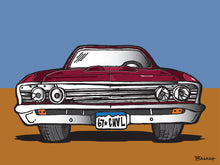 Load image into Gallery viewer, &#39;67 CHEVELLE ~ SAND LINES ~ DURANGO ~ 16x20