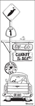 Load image into Gallery viewer, 85-60 ~ CAMPGROUNDS ~ CARDIFF TOWN ~ SURF XING ~ SURF PICKUP ~ 1:3