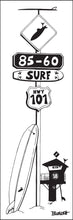 Load image into Gallery viewer, 85-60 ~ SURF XING ~ LONGBOARD ~ 1:3