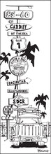 Load image into Gallery viewer, 85-60 ~ SURF ~ CARDIFF BY THE SEA ~ SIGN POST ~ SURF NOMAD TAIL ~ 1:3