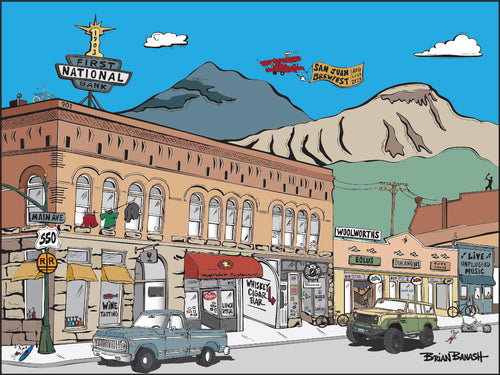 901 BUILDING ~ FIRST NATIONAL BANK ~ DURANGO ~ HISTORIC DOWNTOWN ~ MAIN AVE ~ 3:4