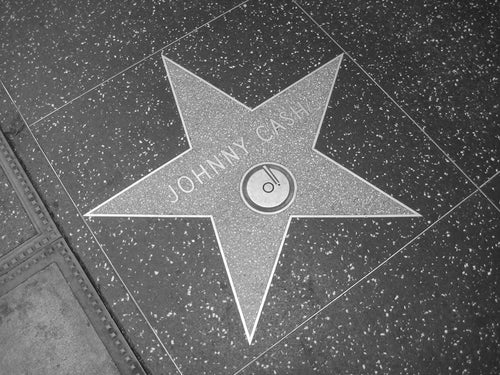 JOHNNY CASH ~ HOLLYWOOD STAR ~ 3:4