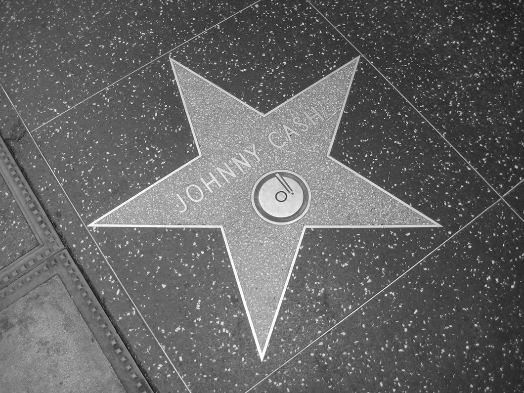 JOHNNY CASH ~ HOLLYWOOD STAR ~ 3:4