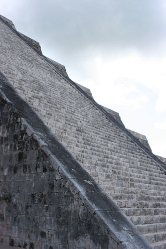 CHICHEN ITZA ~ PYRAMID SERPENT STEPS ~ YUCATAN MEXICO ~ 16x20