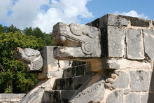 Load image into Gallery viewer, CHICHEN ITZA ~ STATUE WALL ~ YUCATAN MEXICO ~ 16x20