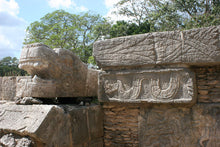 Load image into Gallery viewer, CHICHEN ITZA ~ SERPENT CARVING ~ YUCATAN MEXICO ~ 16x20
