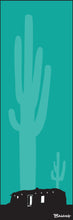 Load image into Gallery viewer, ARIZONA ~ ADOBE DWELLING ~ SAGUARO ~ SEAFOAM ~ 1:3