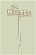 Load image into Gallery viewer, ROUTE 66 ~ MOTEL ~ SIGN POST ~ ARROW ~ DRIFTWOOD ~ 12x18