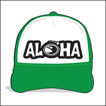 Load image into Gallery viewer, ALOHA ~ FOAM ~ TEAM RIDER ~ HAWAI'I ~ GRAPHIC HAT