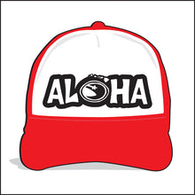Load image into Gallery viewer, ALOHA ~ FOAM ~ TEAM RIDER ~ HAWAI'I ~ GRAPHIC HAT