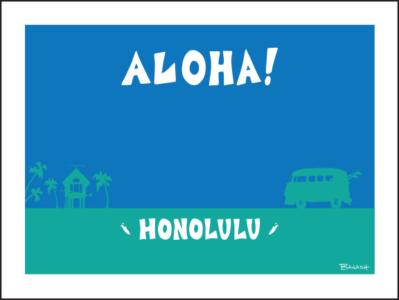 ALOHA ~ HONOLULU ~ WAIKIKI ~ SURF BUS ~ LOOSE ~ 3:4