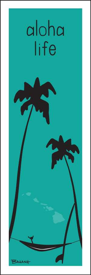 HAWAI'I ~ ALOHA LIFE ~ HAMMOCK ~ SHAKA ~ SURFBOARD ~ 1:3