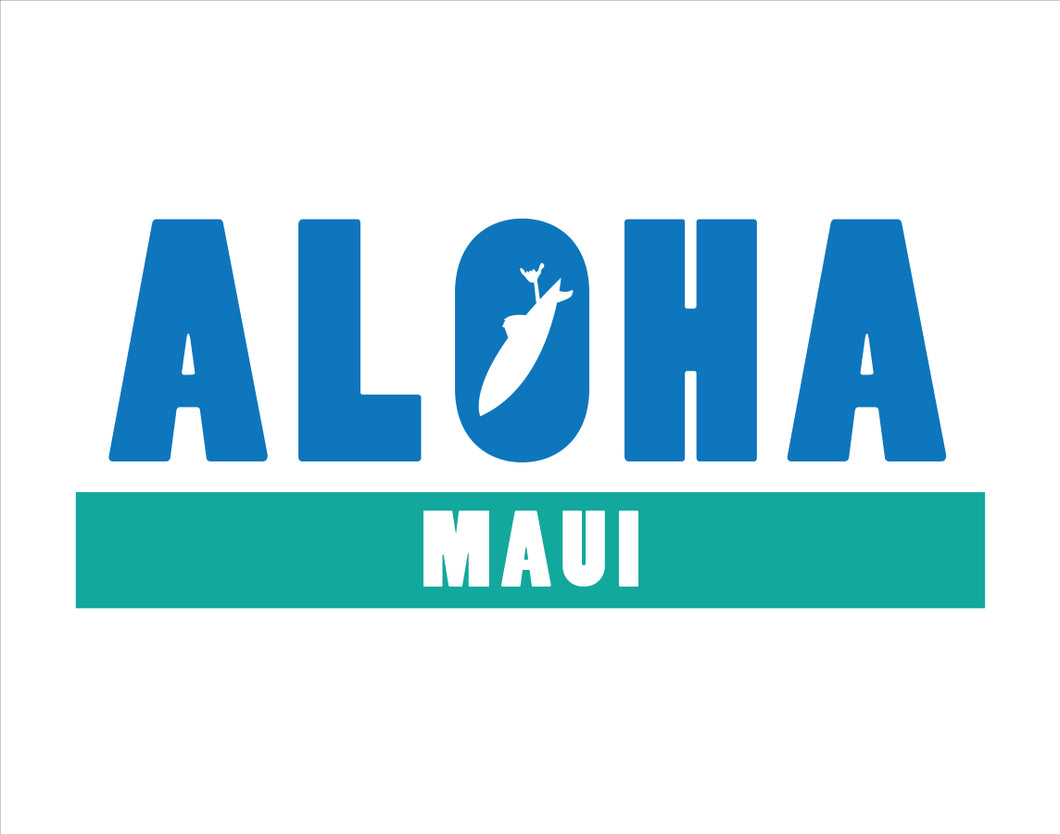 ALOHA MAUI ~ SEAFOAM ~ 3:4