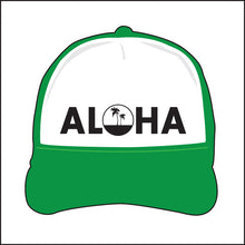 Load image into Gallery viewer, ALOHA ~ PALMS ~ HAWAI'I ~ GRAPHIC HAT