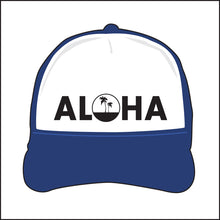 Load image into Gallery viewer, ALOHA ~ PALMS ~ HAWAI'I ~ GRAPHIC HAT