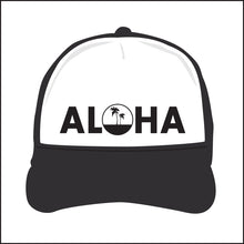 Load image into Gallery viewer, ALOHA ~ PALMS ~ HAWAI'I ~ GRAPHIC HAT