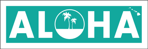 ALOHA ~ PALMS ~ SEAFOAM ~ 1:3