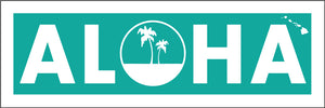 ALOHA ~ PALMS ~ SEAFOAM ~ 1:3
