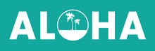 Load image into Gallery viewer, ALOHA ~ PALMS ~ SEAFOAM ~ BLEED ~ 1:3