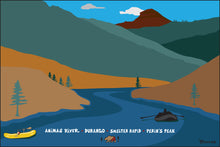 Load image into Gallery viewer, DURANGO ~ ANIMAS RIVER BEND ~ SMELTER RAPID ~ PERIN'S PEAK ~ 2:3