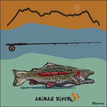 Load image into Gallery viewer, DURANGO ~ ANIMAS RIVER ~ SAN JUANS ~ FLY ROD ~ RAINBOW TROUT ~ 1:1