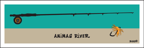 ANIMAS RIVER ~ FLY FISH ROD ~ 8x24