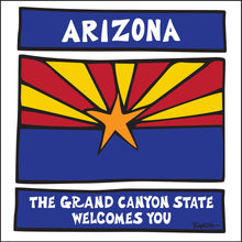 Load image into Gallery viewer, ARIZONA ~ STATE BORDER ~ SIGN POST