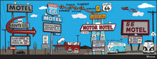 Load image into Gallery viewer, ARIZONA ~ ROUTE 66 ~ PITSTOPS ~ SIGN POSTS ~ 9x24